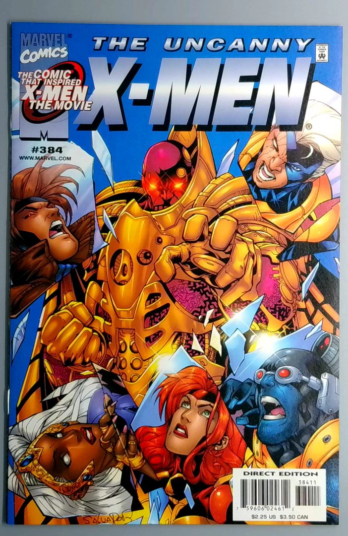 Uncanny X-Men #384 NM- Marvel 2000