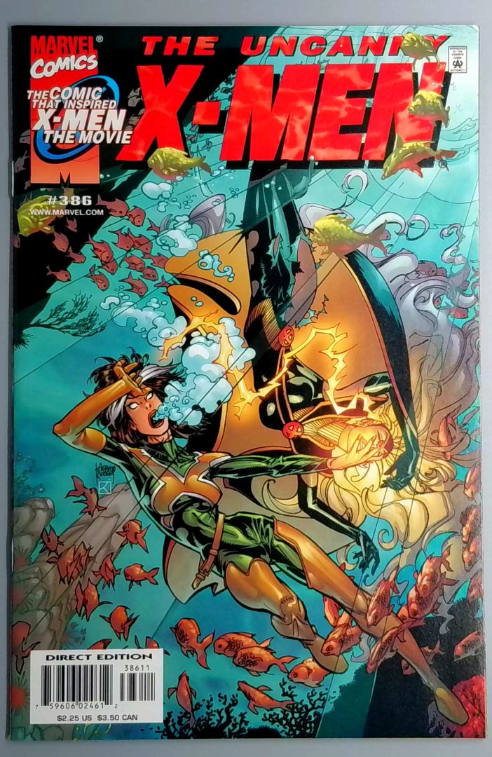 Uncanny X-Men #386 NM Ultimate Spider-Man Sneak Peak Marvel 2000