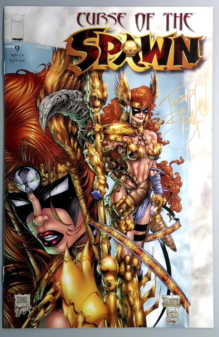 Curse of the Spawn #9 NM- Signed by Todd Broeker Image 1997