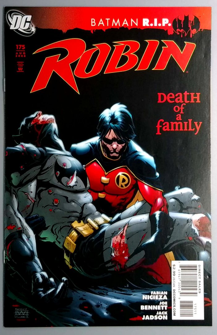 Robin #175 NM- Batman R.I.P. DC 2008