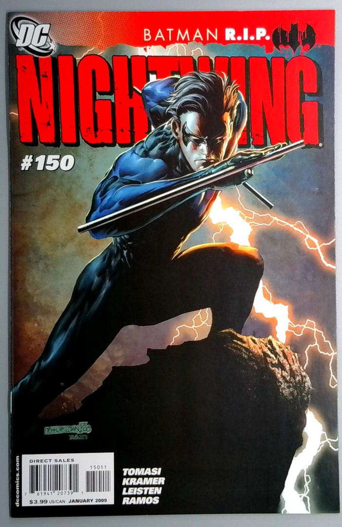 Nightwing #150 VF/NM Batman R.I.P. DC 2008