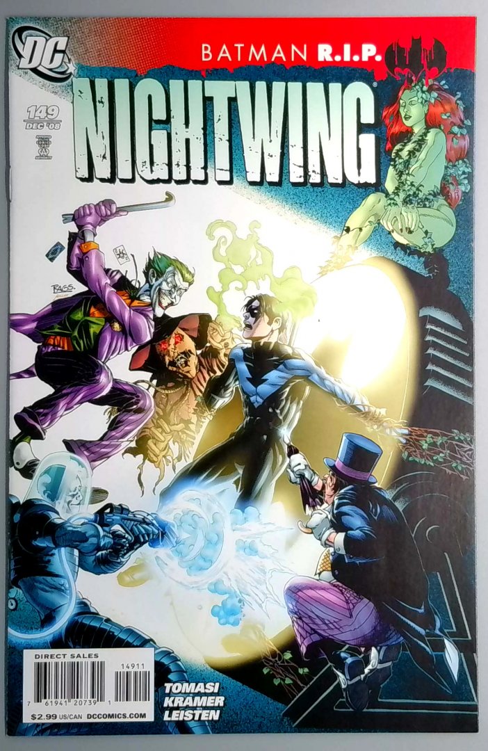 Nightwing #149 NM- Batman R.I.P. DC 2008