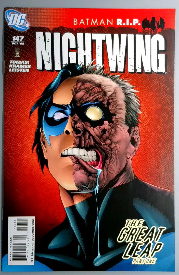 Nightwing #147 NM Batman R.I.P. DC 2008