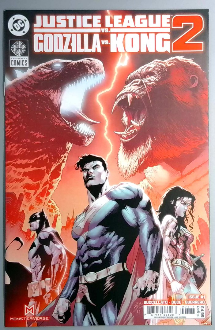Justice League Vs Godzilla Vs Kong 2 #1 NM DC 2025
