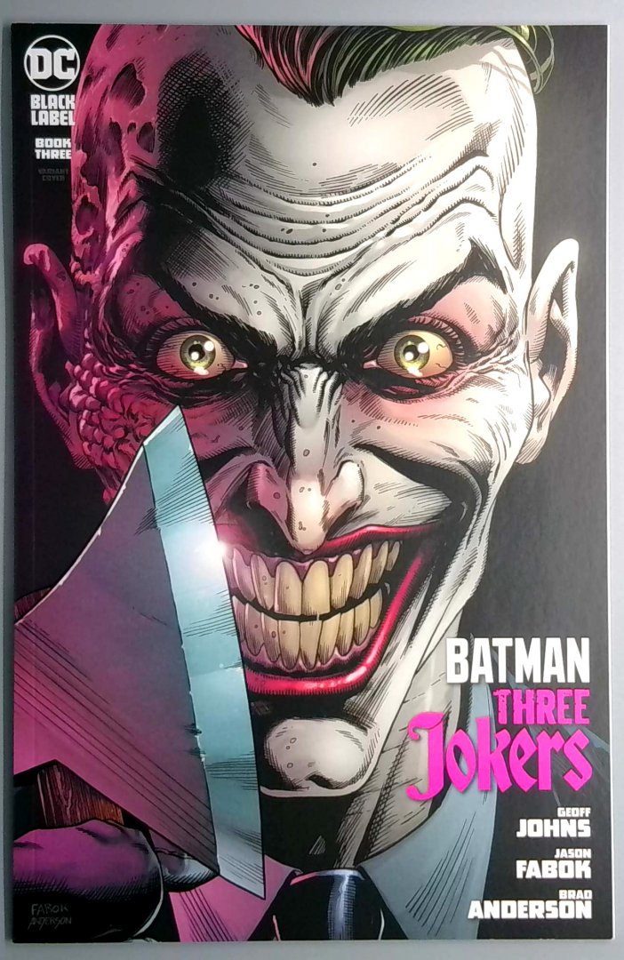 Batman: Three Jokers #3 NM- VARIANT Book Three - DC
