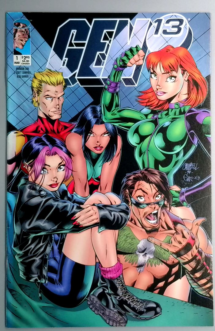 Gen 13 #1 NM Thumbs Up Image 1995