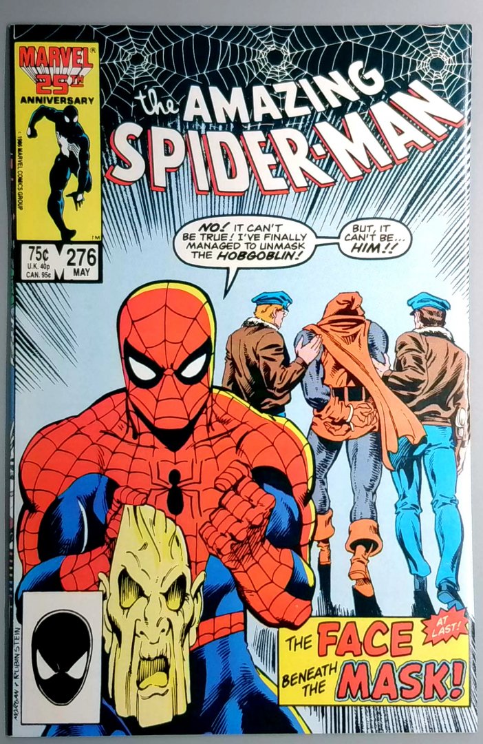 Amazing Spider-Man #276 NM- Flash Thompson Framed As Hobgoblin MARVEL 1986