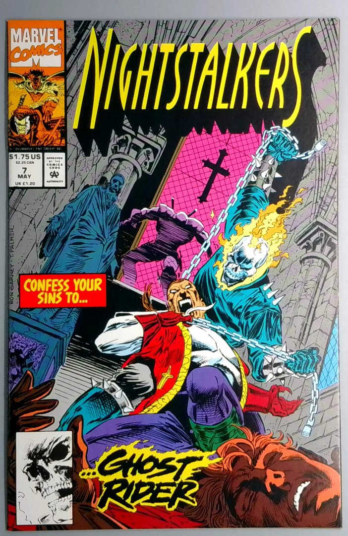 Nightstalkers #7 NM Ghost Rider Appears Direct Edition Marvel 1993