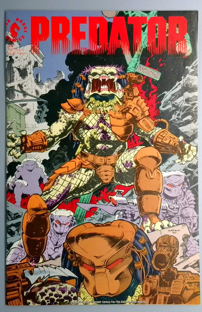 Predator #4 VF/NM Dark Horse 1990