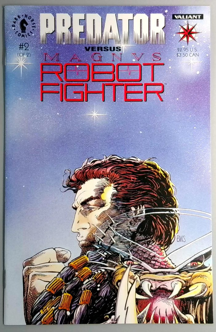 Predator Vs. Magnus, Robot Fighter #2 NM Dark Horse 1993