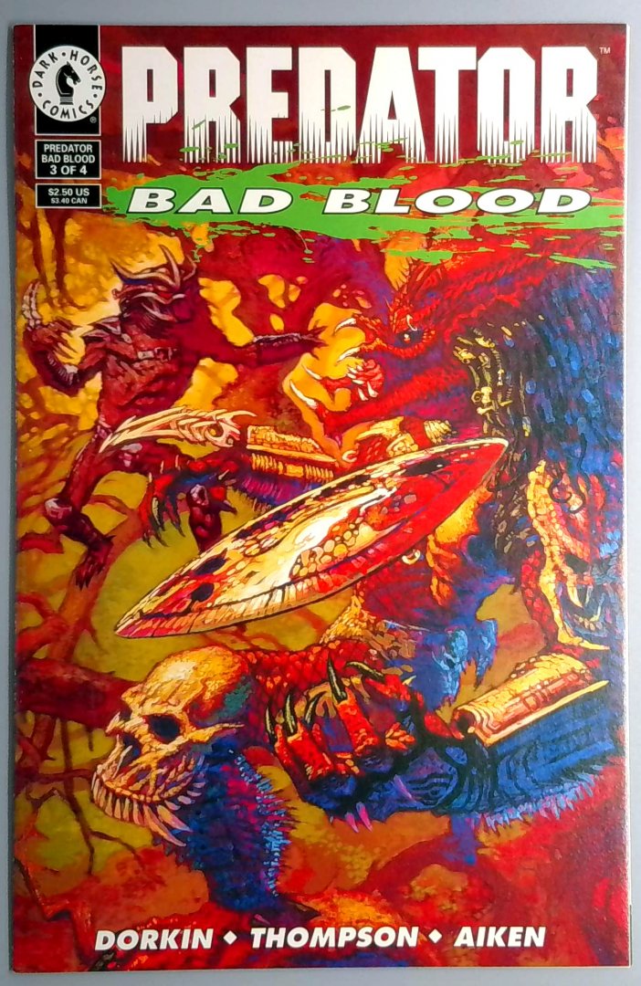Predator: Bad Blood #3 NM Dark Horse 1994