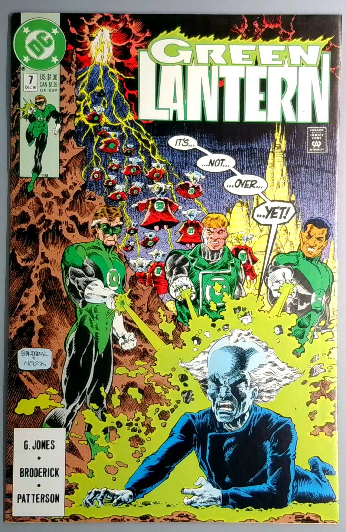 Green Lantern #7 VF/NM DC 1990