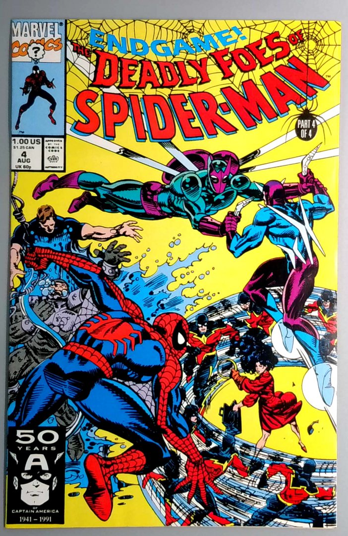Deadly Foes of Spider-Man #4 NM- Marvel 1991