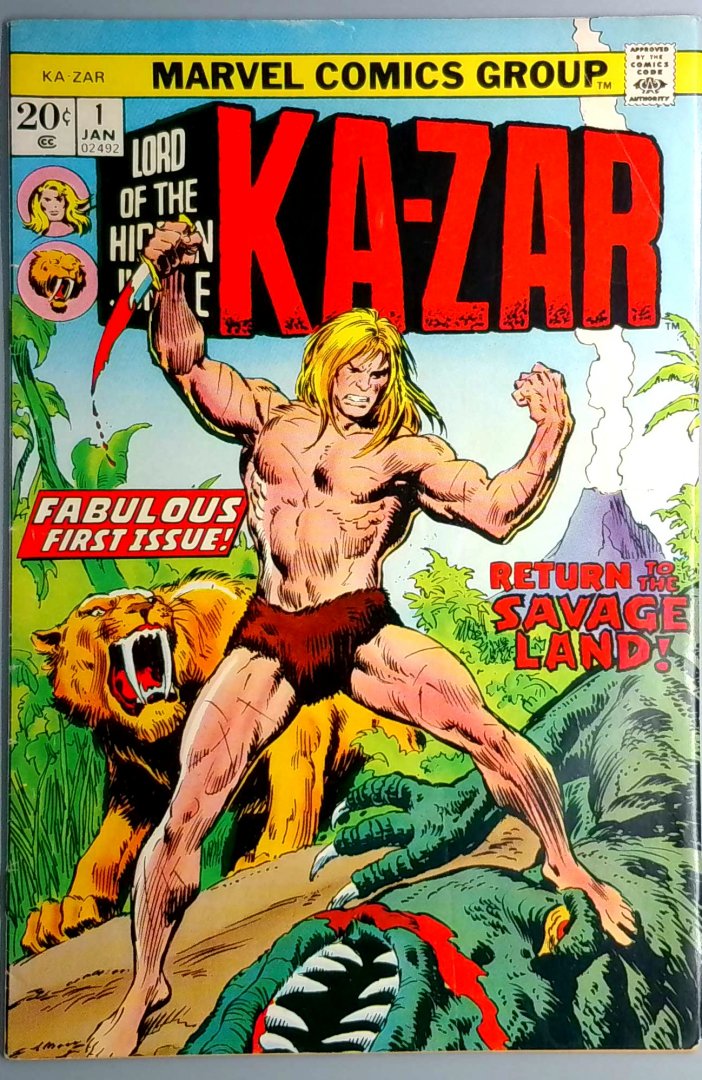 Ka-Zar #1 FN Marvel 1973