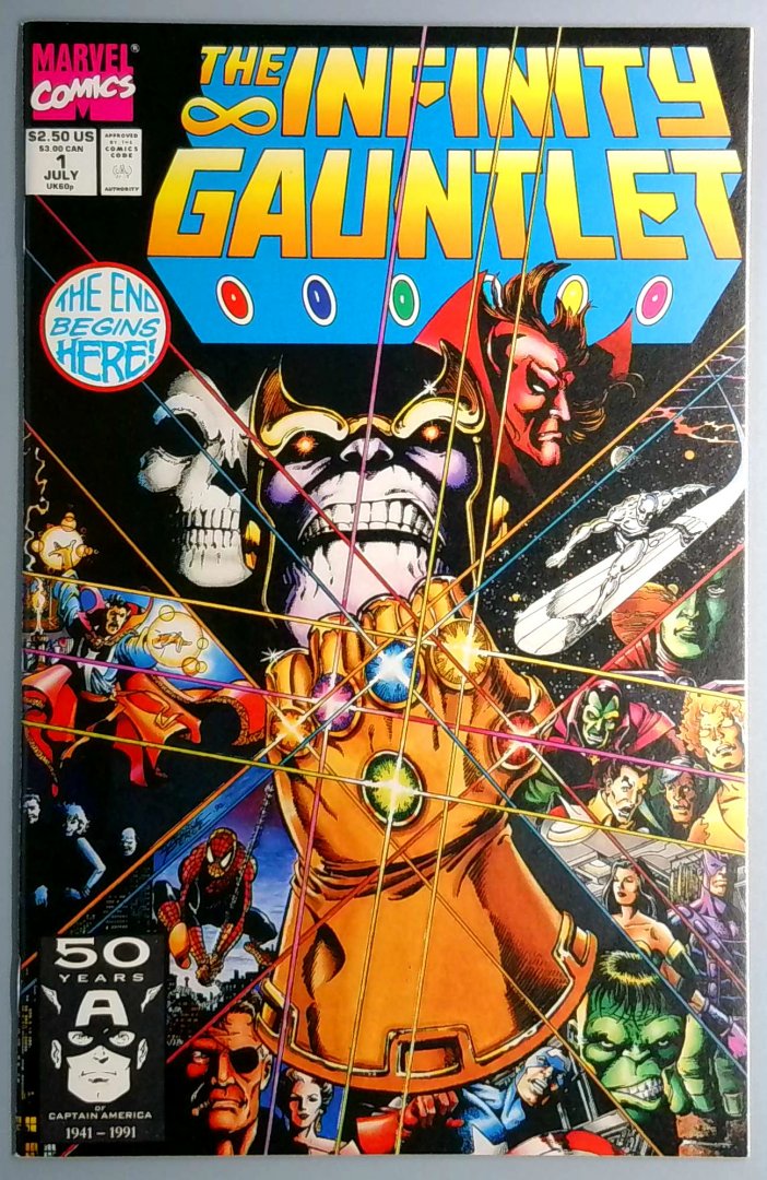 Infinity Gauntlet #1 NM Marvel 1991