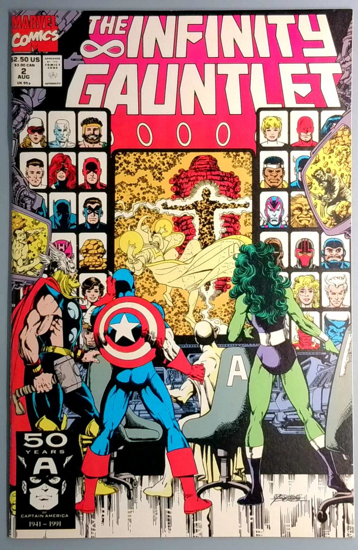 Infinity Gauntlet #2 NM- Marvel - 1991