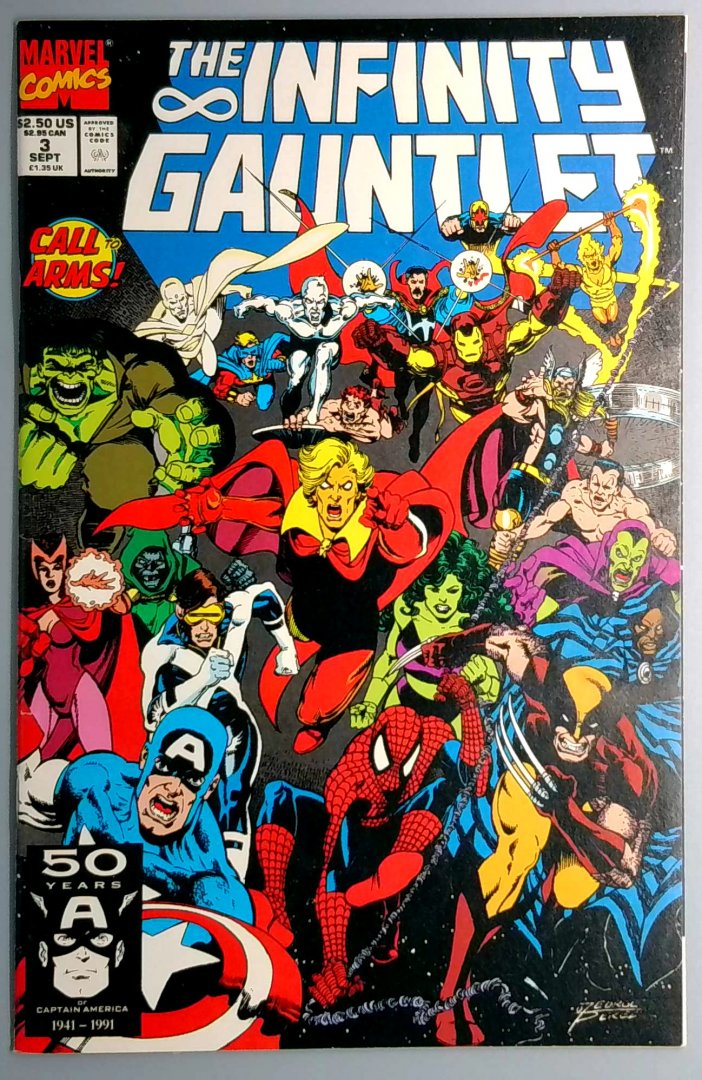 Infinity Gauntlet #3 NM Marvel 1991