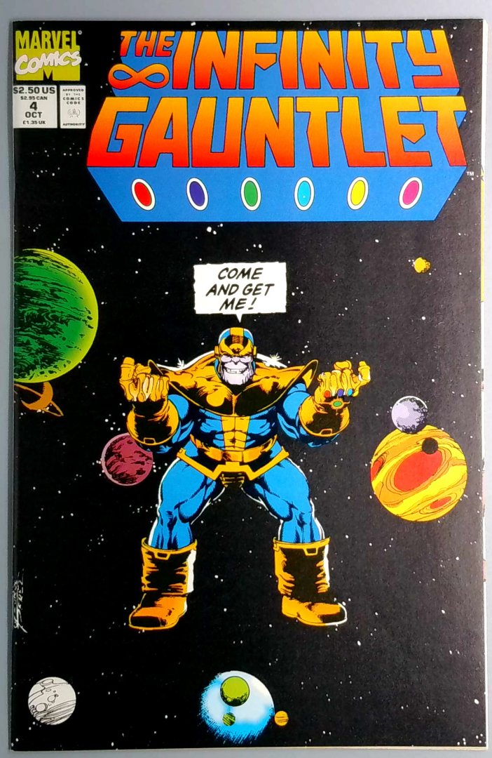 Infinity Gauntlet #4 NM Marvel 1991