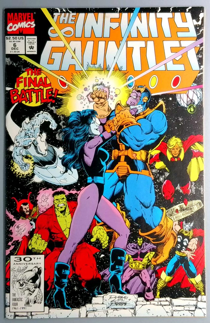 Infinity Gauntlet #6 NM Marvel 1991