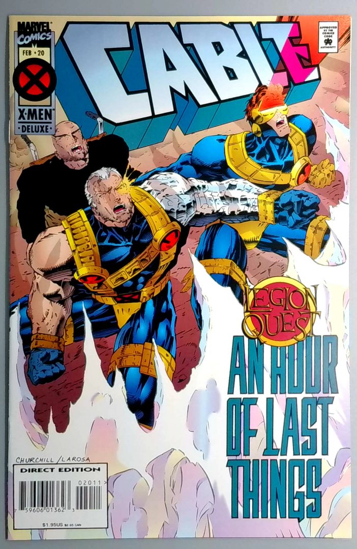 Cable #20 NM Deluxe Edition with Card Marvel 1995