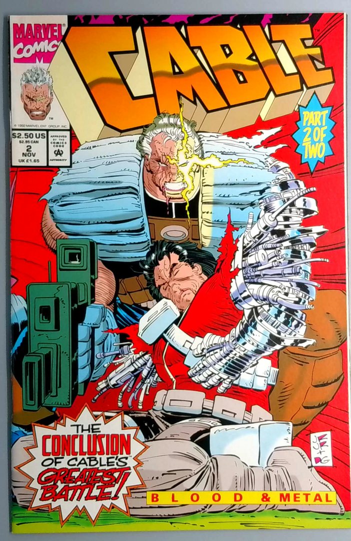 Cable: Blood and Metal #2 NM Marvel 1992