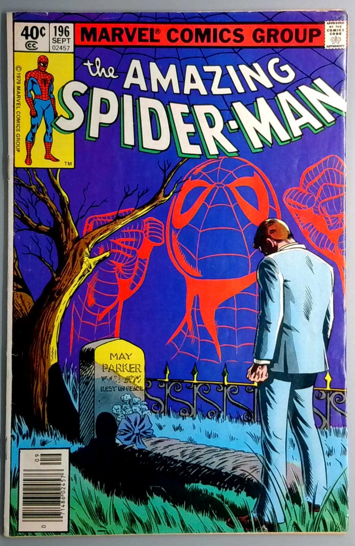 Amazing Spider-Man #196 1st Appearance of Debra Whitman Marvel 1979