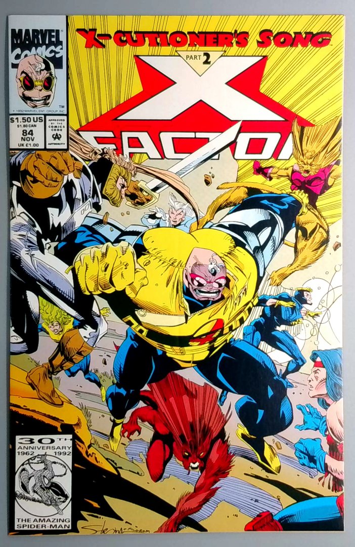 X-Factor #84 VF/NM X-Cutioners Song Part 2 Marvel 1992