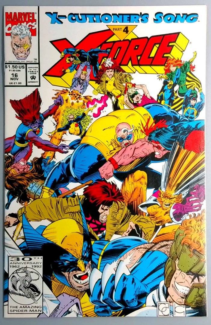 X-Force #16 NM- Marvel 1992