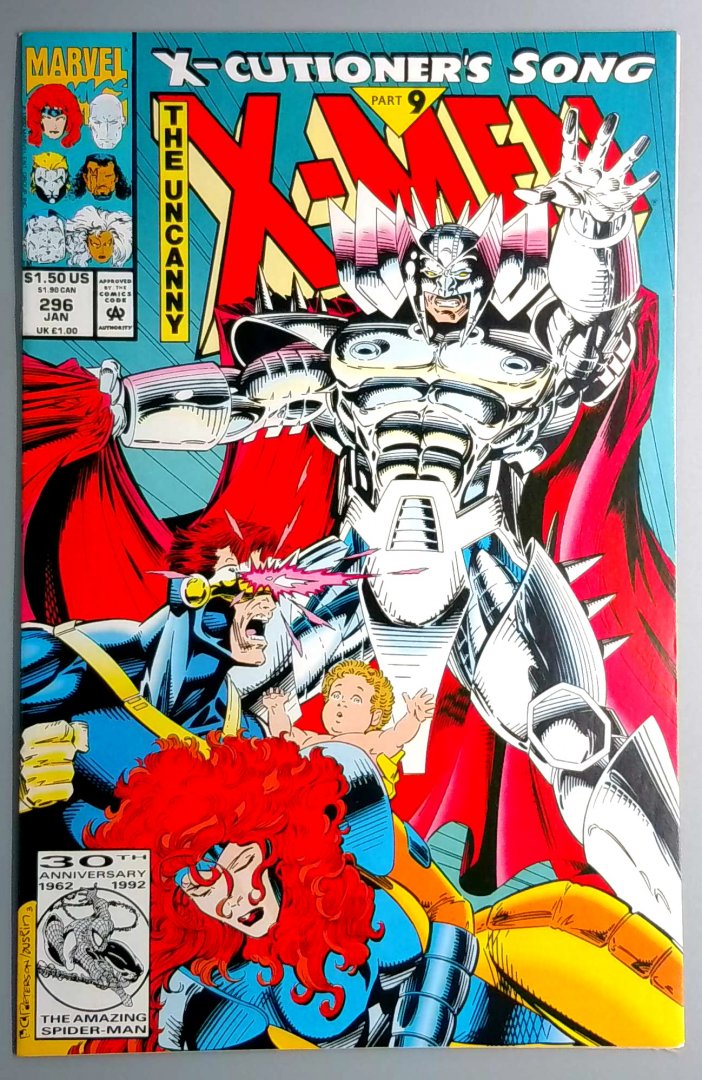 Uncanny X-Men #296 NM- MARVEL 1992
