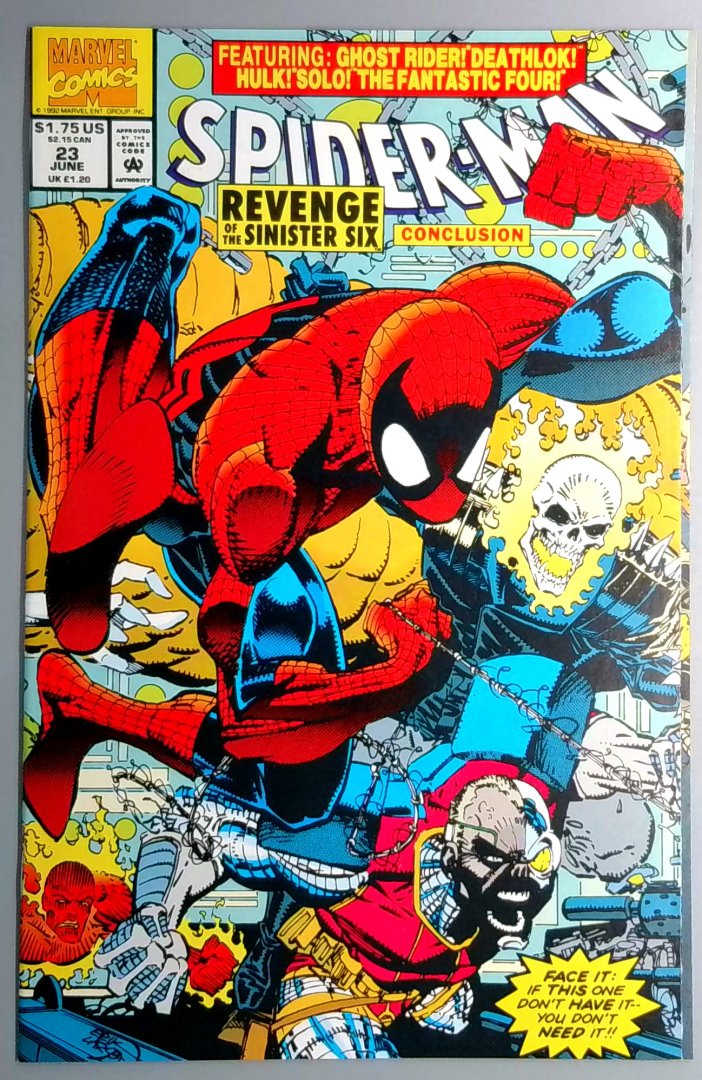 Spider-Man #23 NM 2nd Appearance of Doppelganger Spider-Man Marvel 1992