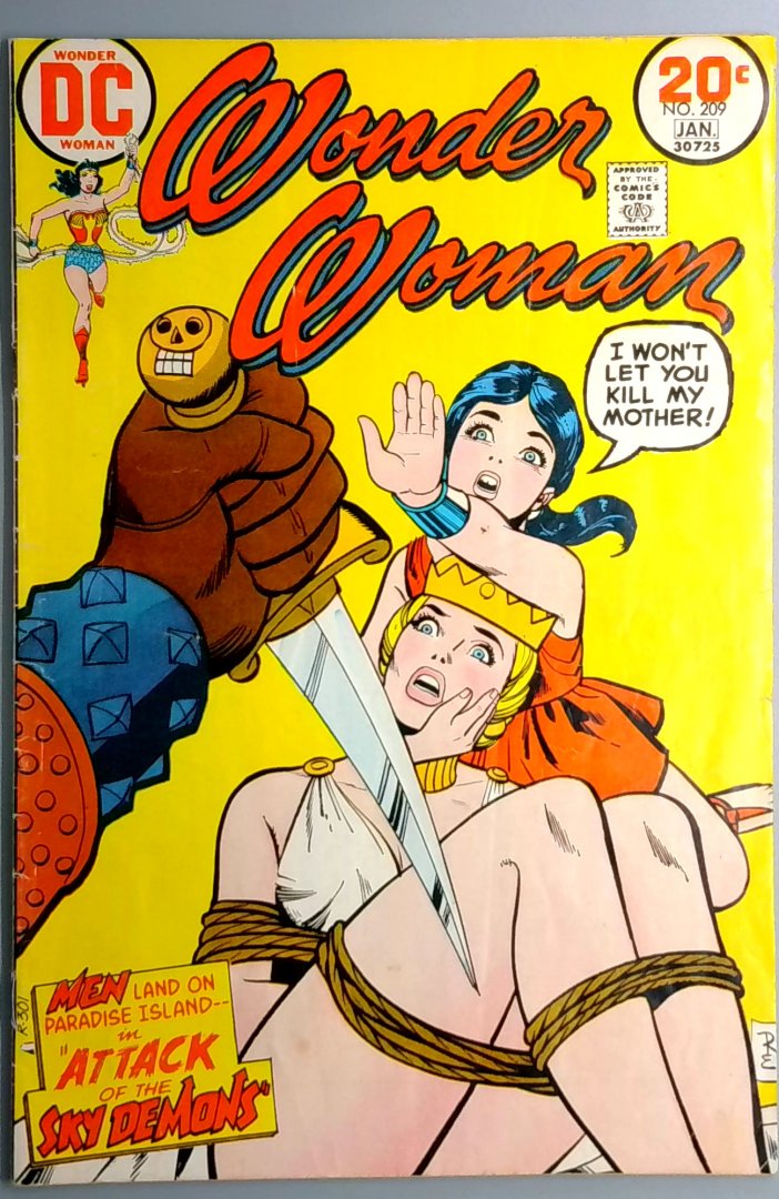 Wonder Woman #209 VG BONDAGE DC 1973