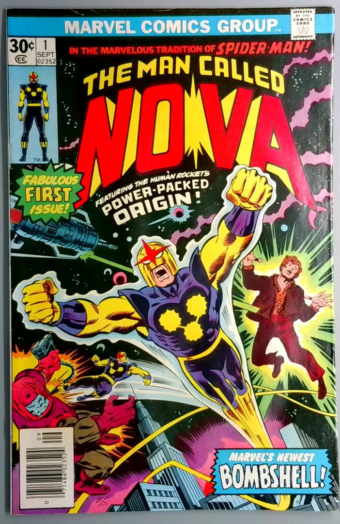 Nova #1 FN 1st Appearance and Origin of Nova Marvel 1976