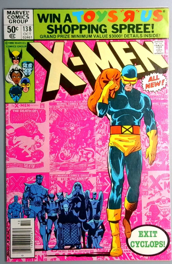 Uncanny X-Men #138 FN Cyclops Leaves X-Men Team Newsstand Edition Marvel 1980