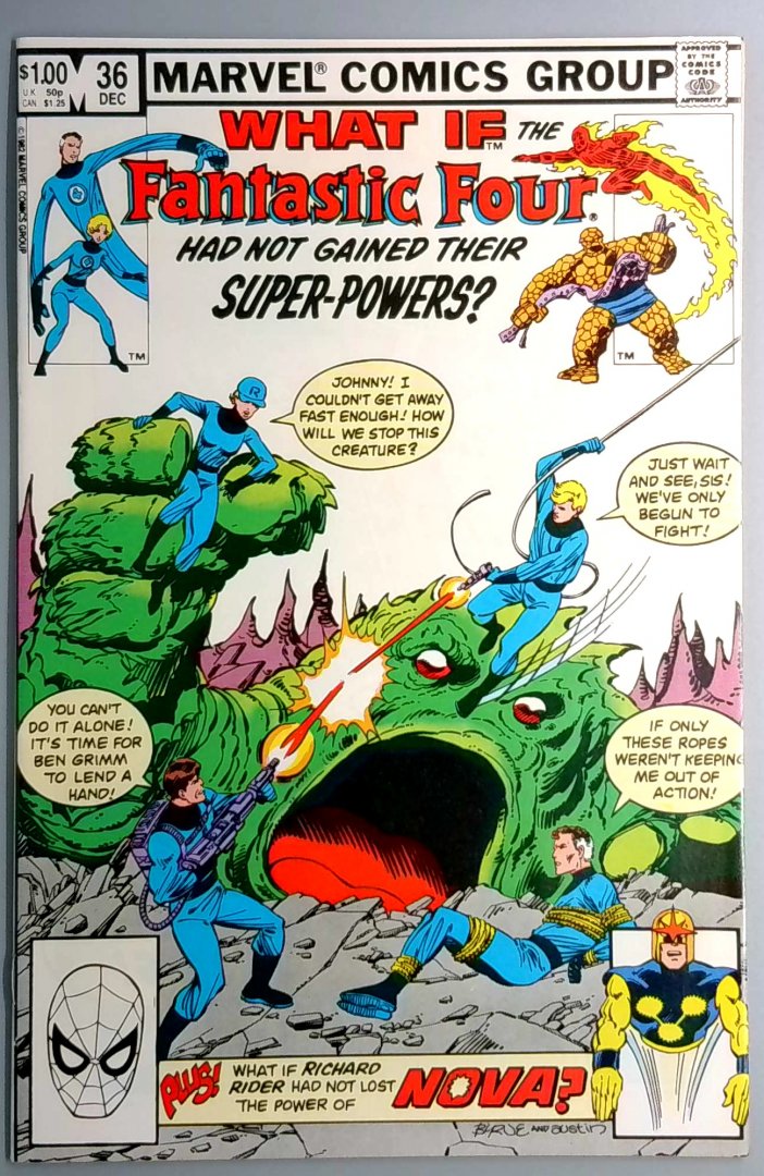What If...? #36 NM the Fantastic Four Did Not Gain Their Super-Powers? MARVEL