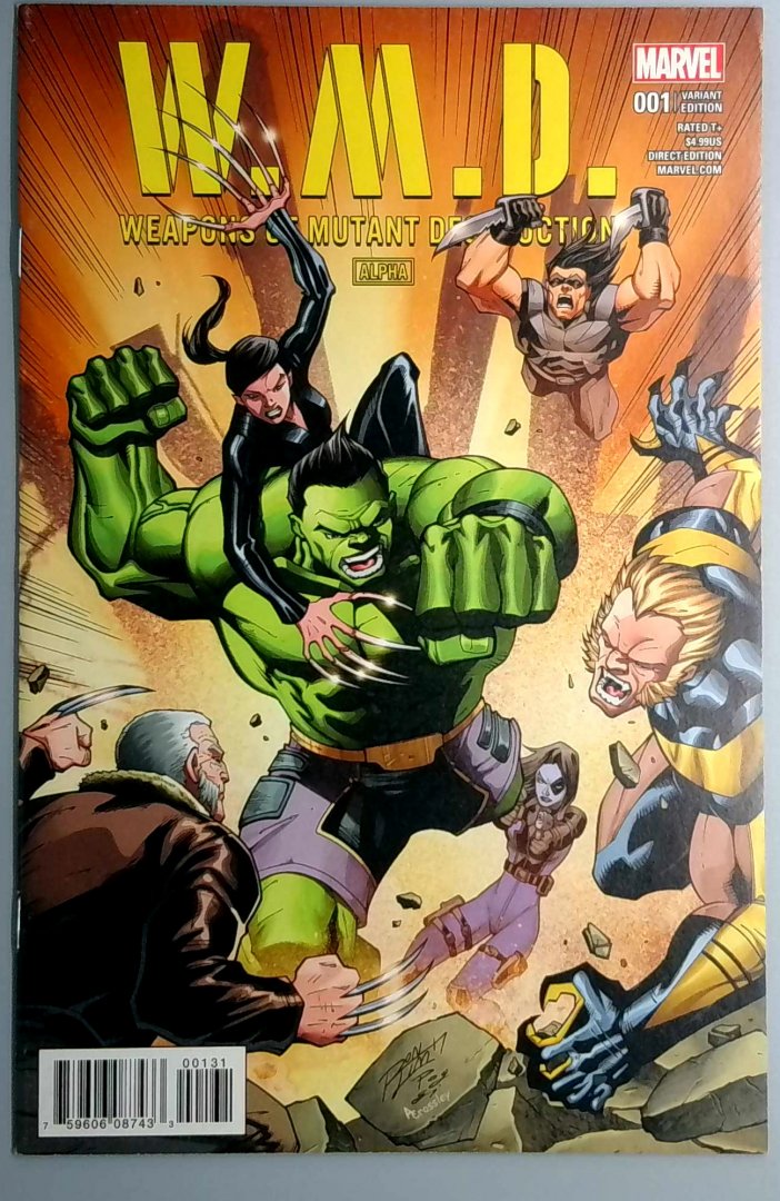 W.M.D. - Weapons Mutant Destruction #1  Marvel - Variant Edition