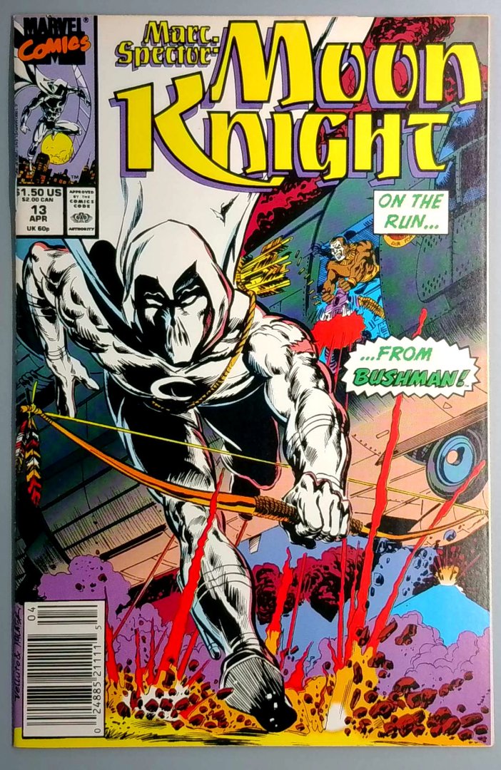 Marc Spector: Moon Knight #13 NM Newsstand, Marvel 1990