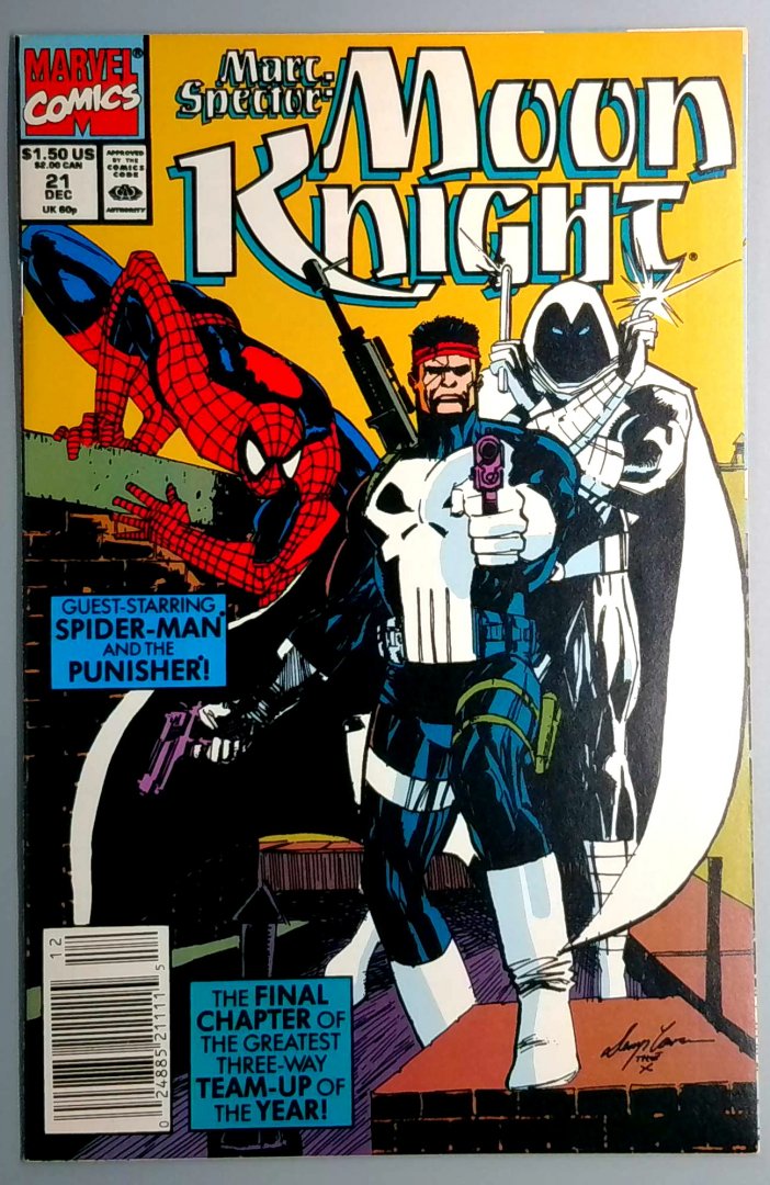 Marc Spector: Moon Knight #21 VF/NM Newsstand Marvel 1990