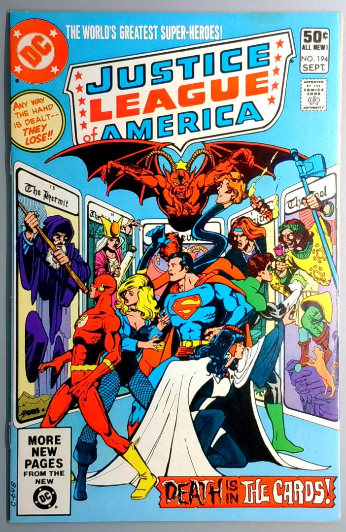 Justice League of America #194 VF+ DC 1981