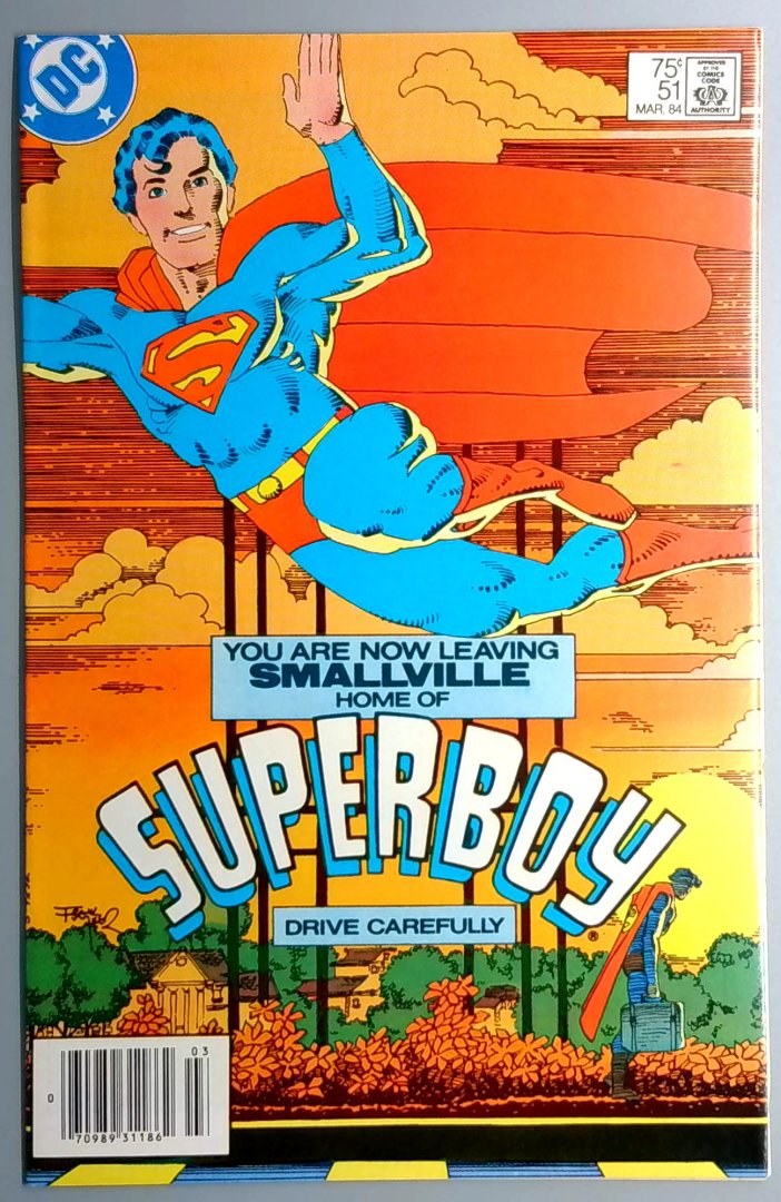 New Adventures of Superboy #51 VF+ DC 1984
