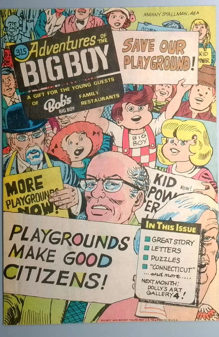 Adventures of Big Boy 315 VF- Bob's Family Restaurants - Comic