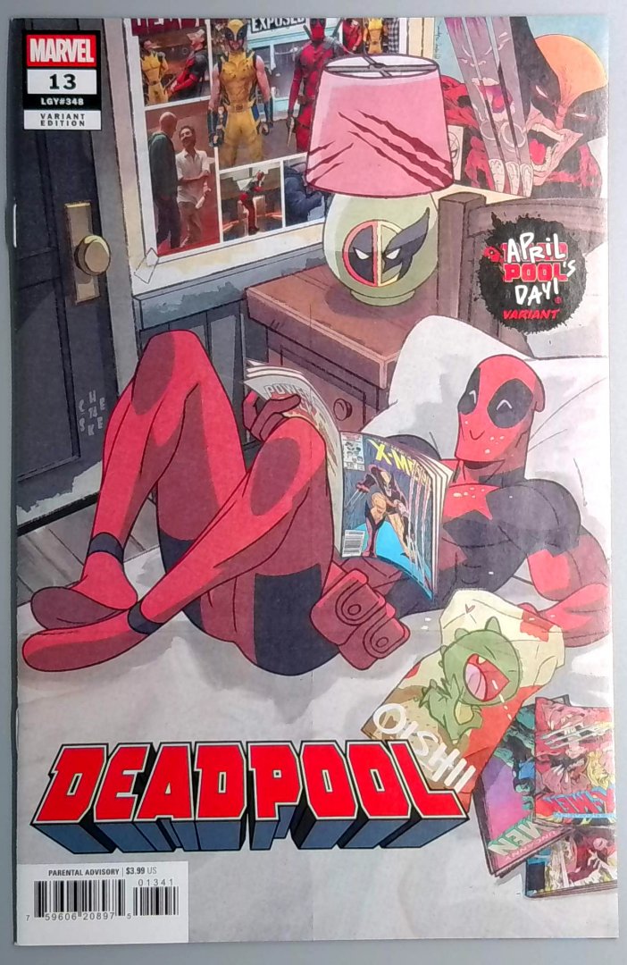 Deadpool #13 NM Sean Galloway April Pools Day Variant Marvel 2025