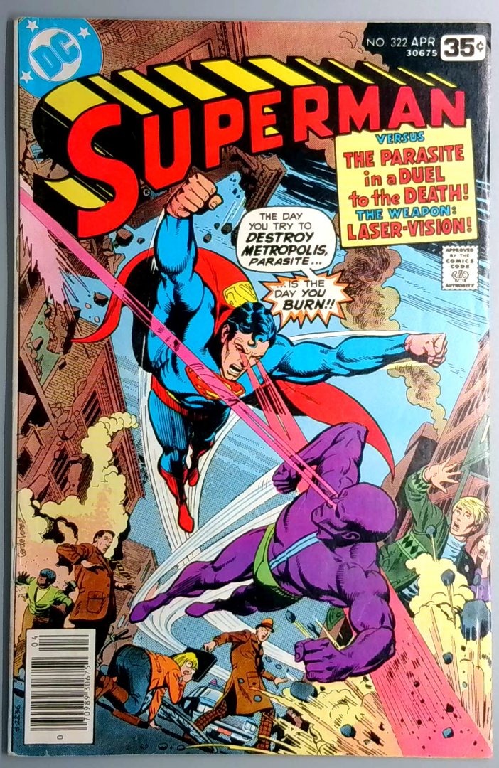 Superman #322 FN+ DC 1978