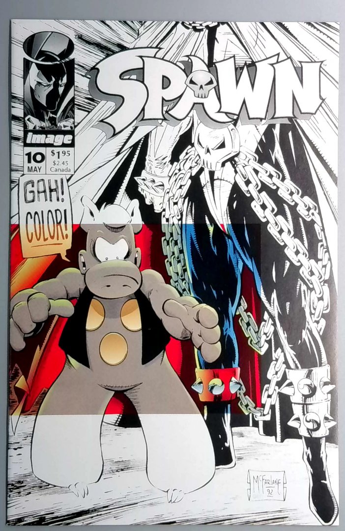 Spawn #10 VF Cerebus Crossover Image 1993