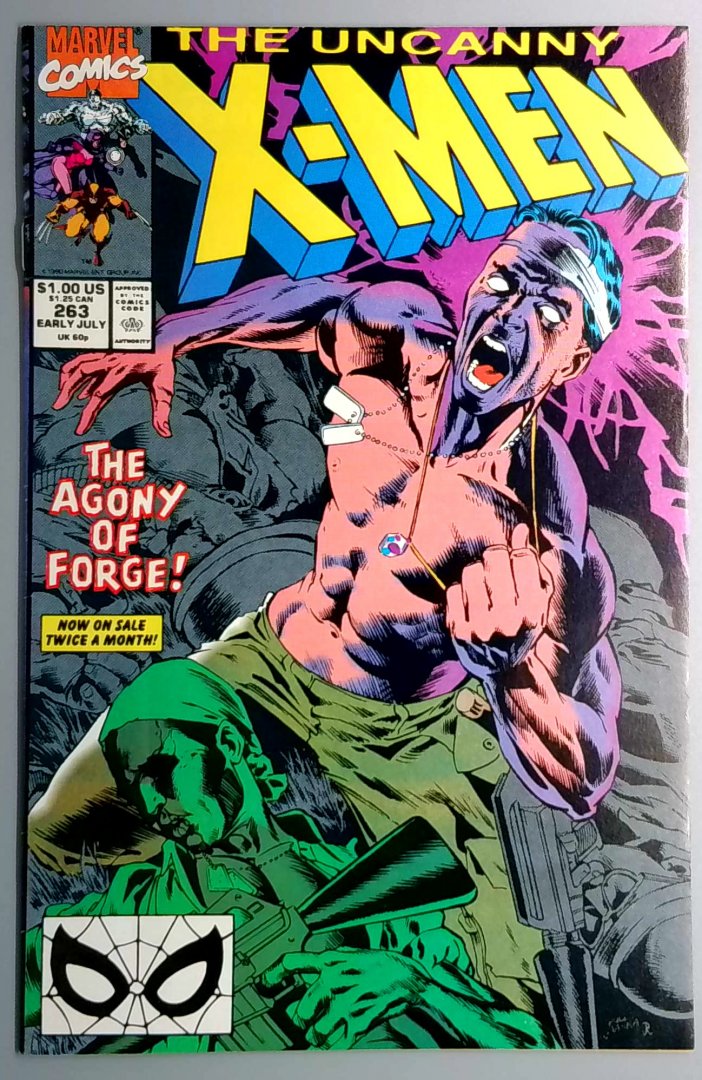 Uncanny X-Men #263 Direct Edition Marvel 1990