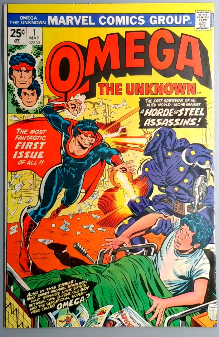Omega the Unknown #1 FN/VF Marvel 1975
