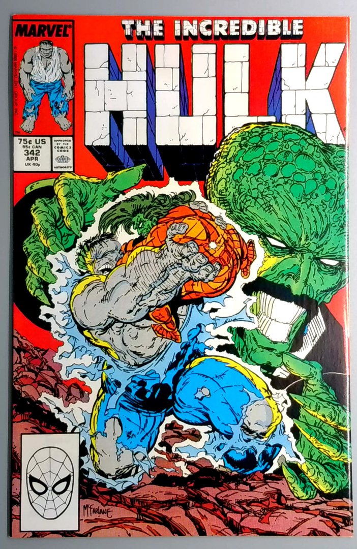 Incredible Hulk #342 NM- Todd McFarlane Marvel 1988