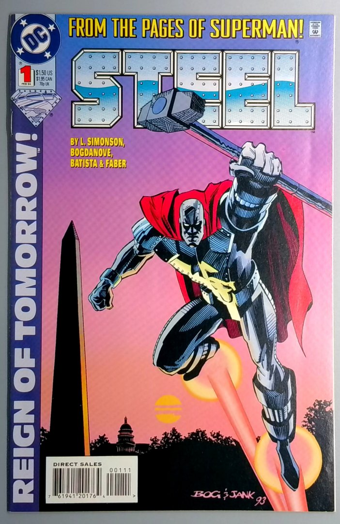 Steel #1 VF 1st Appearance of Natasha Irons DC 1994