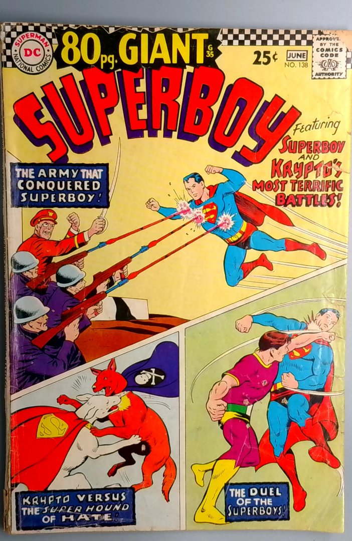 Superboy #138 GD/VG DC 1967