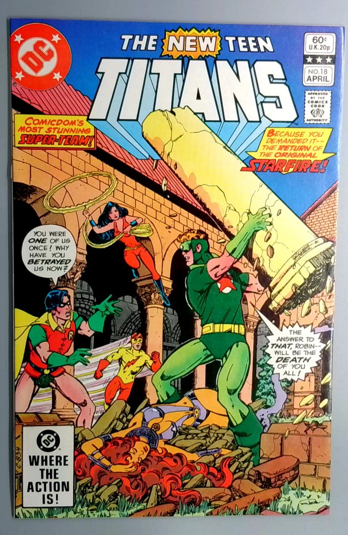 New Teen Titans #18 VF+ DC 1982