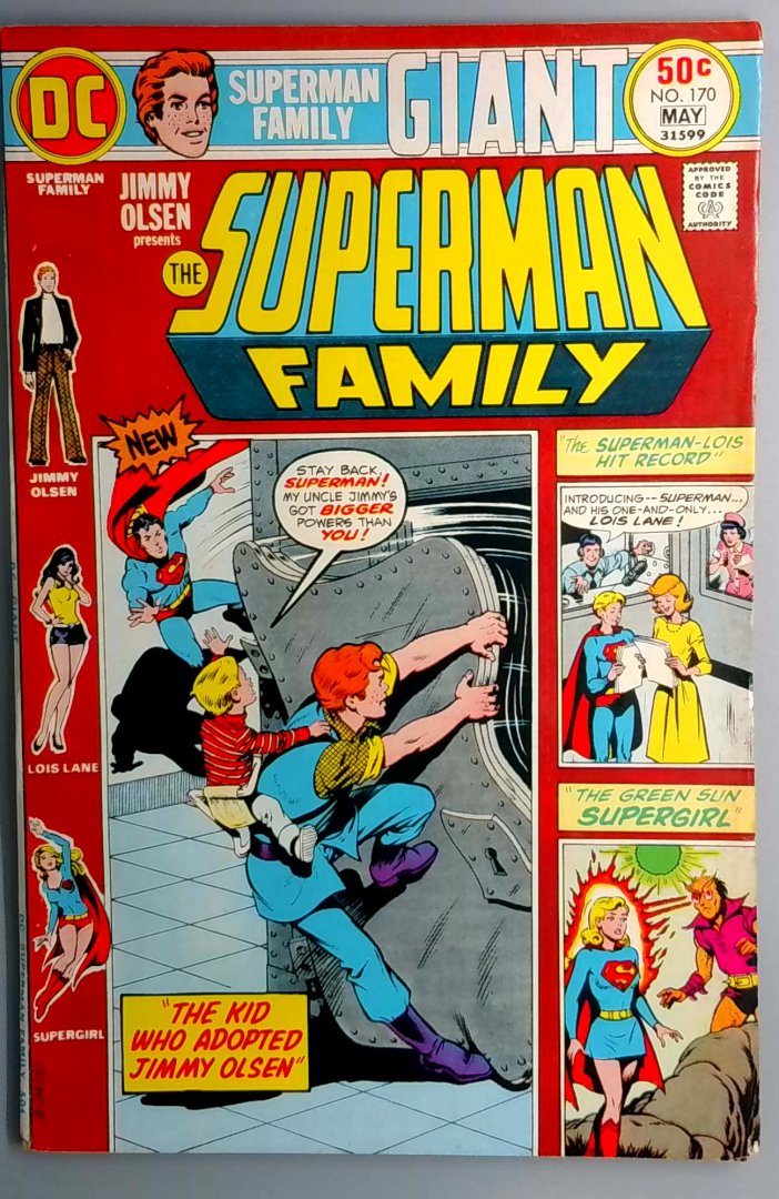 Superman Family #170 FN/VF 68 Pages Begin DC 1975